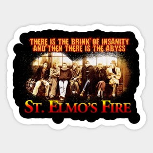 St Elmo's Fire Design Sticker
